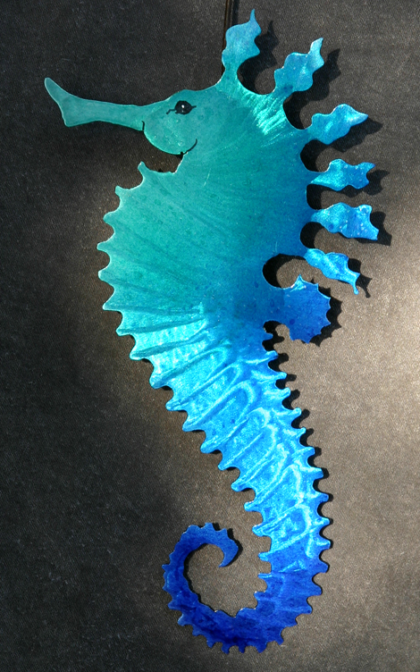 BlueGreen Seahorse