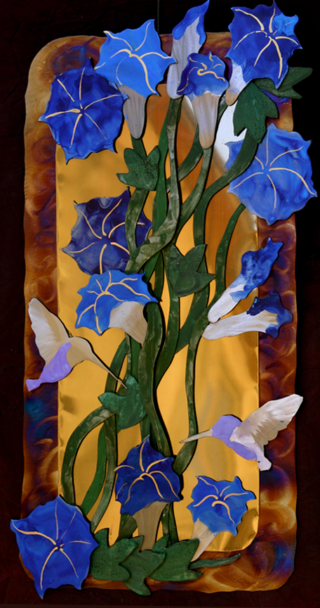 Morning Glories & butterflies 1
32