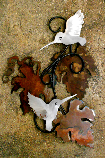 Rusted leaves & Hummingbirds 2