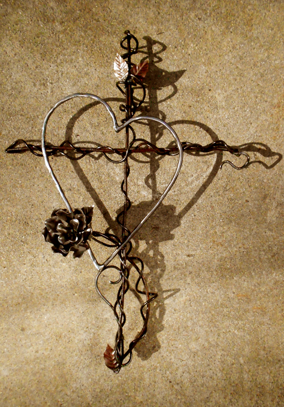 hand bent Wire Cross